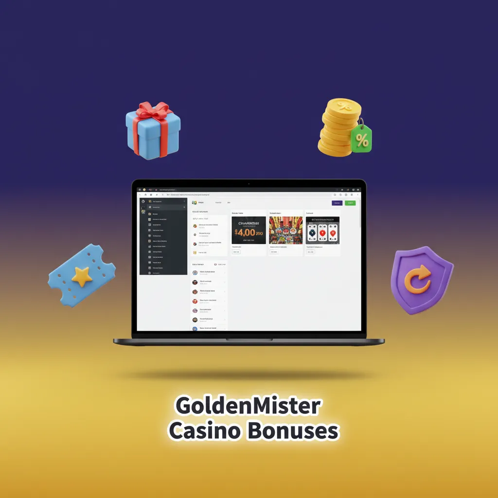 GoldenMister Casino bonuses: 50% weekly reload, Free Spins Friday, 10% cashback Monday, 15% live rebate, Drops & Wins.