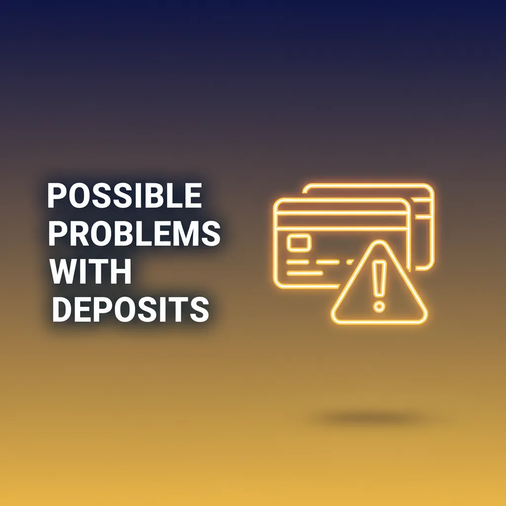 Possible deposit problems: card declined, 3-D Secure failed, KYC pending, missing reference, balance delay