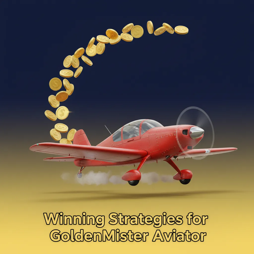 Infographic: Winning Strategies for GoldenMister Aviator—1.2–1.5x cash-outs, split bets, stop-loss/win goals, avoid chasing.